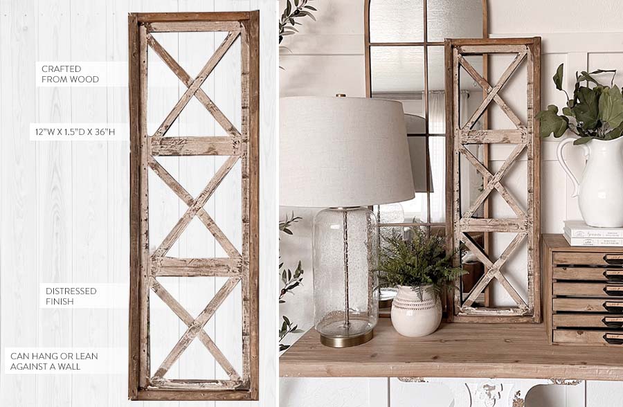 Architectural Wooden Transom Window Frame