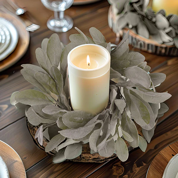 Lambs Ear Spring Wreath