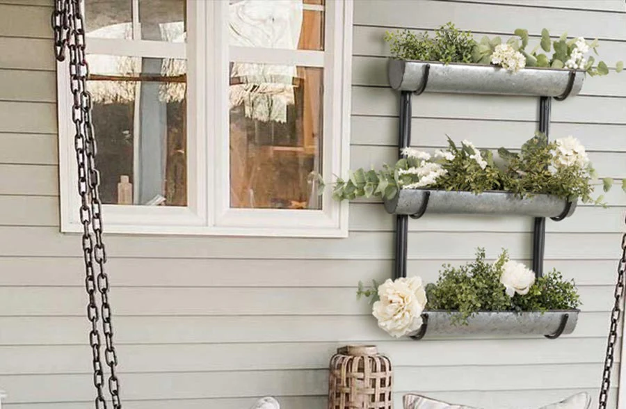 Hanging Trough Planter Shelf