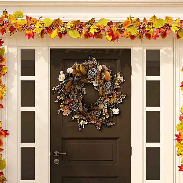 Eucalyptus and Lotus Wreath