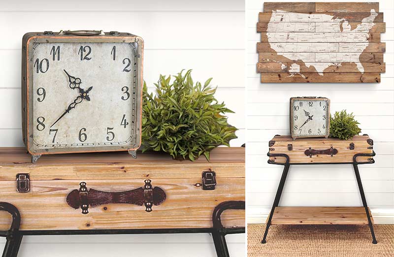 Vintage Traveling Case Clock