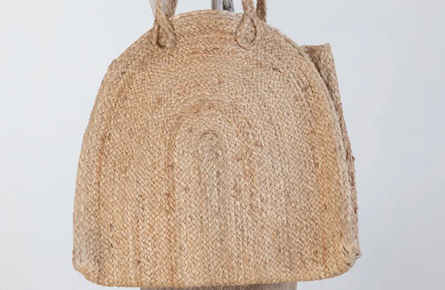 Natural Woven Jute Handbag