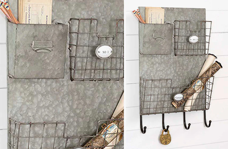 Three Pocket Letters Wall Caddy