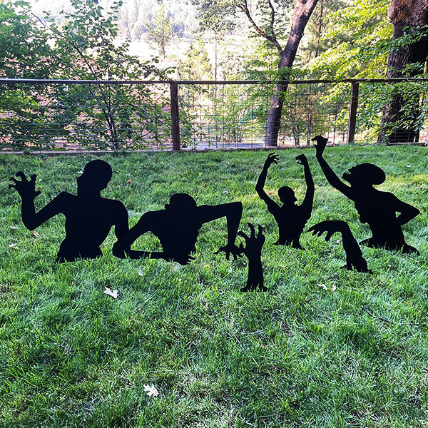 Zombie Creature Yard Stake Set