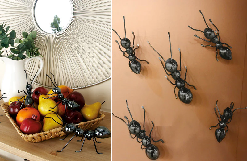 HUGE Mountable Metal Ants  Set of 5