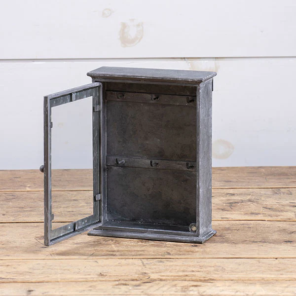 Antique Finish Wall Cupboard