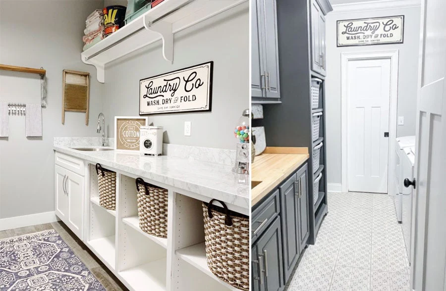 Metal Laundry Co Sign