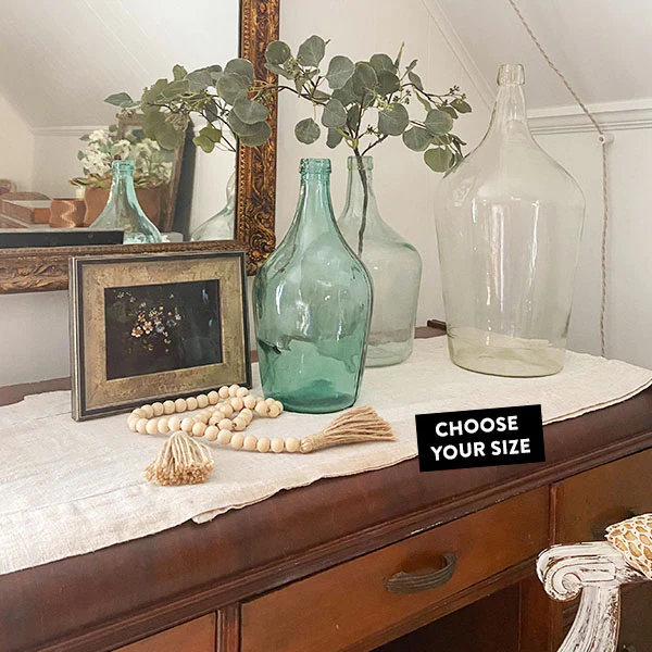 Vintage Demijohn Bottle, Pick Your Style