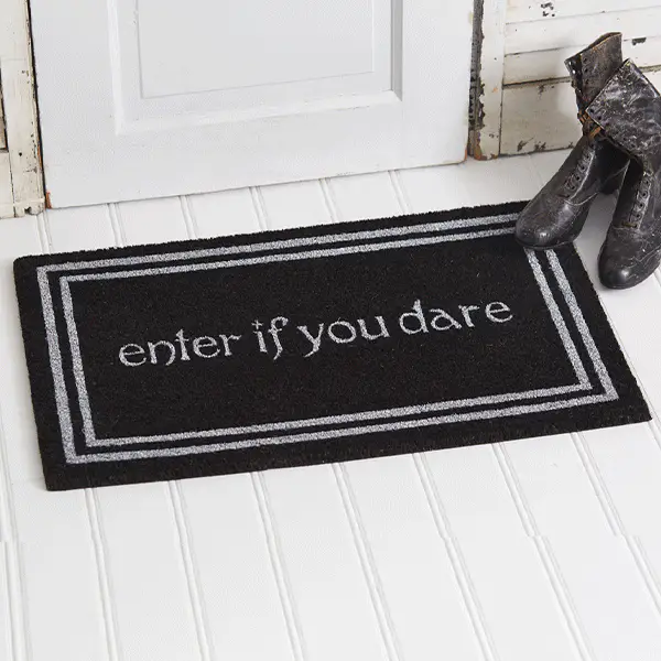 Festive Halloween Door Mat, Pick Your Style