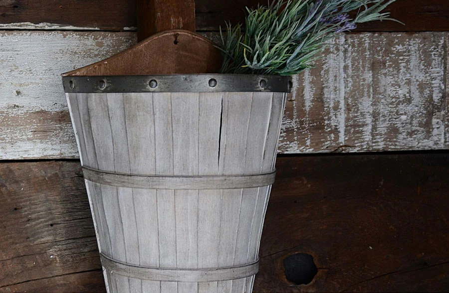 Grey Barrel Wall Basket