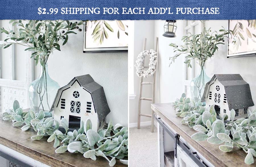 Large Distressed Zinc Farmhouse Barn Lantern