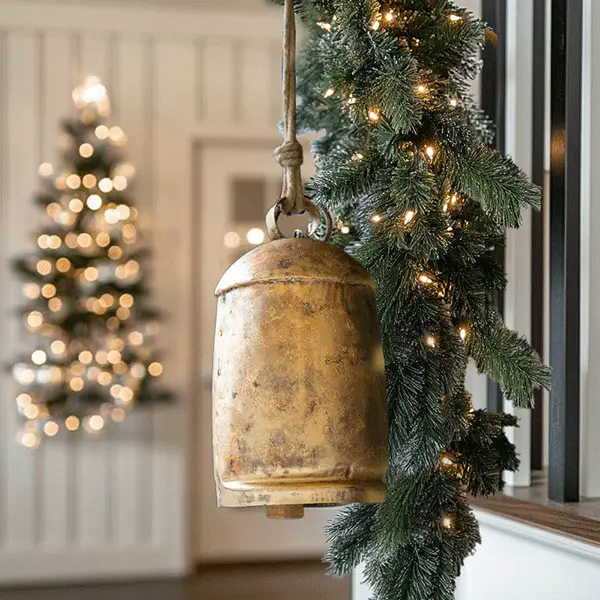 Distressed Christmas Bell, Choose Your Style
