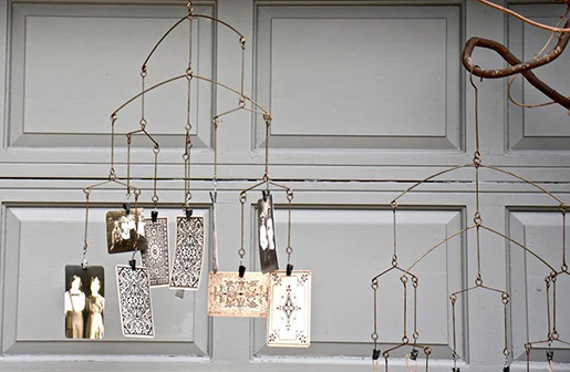 Hanging Clips Display | Vintage Inspired
