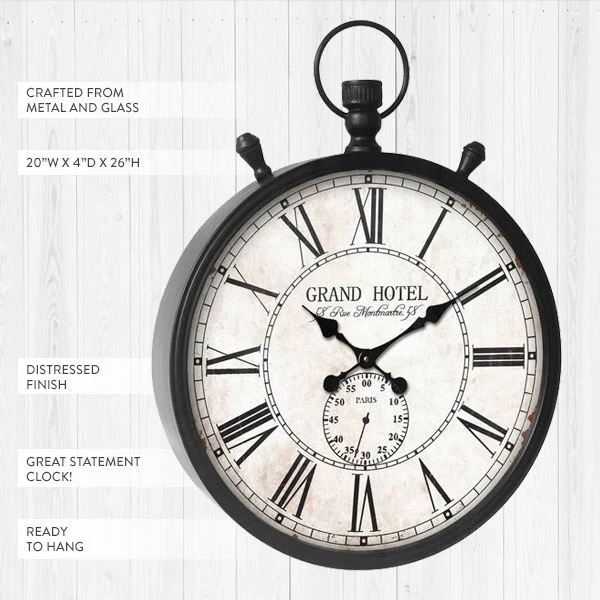 Grand Hotel Wall Clock