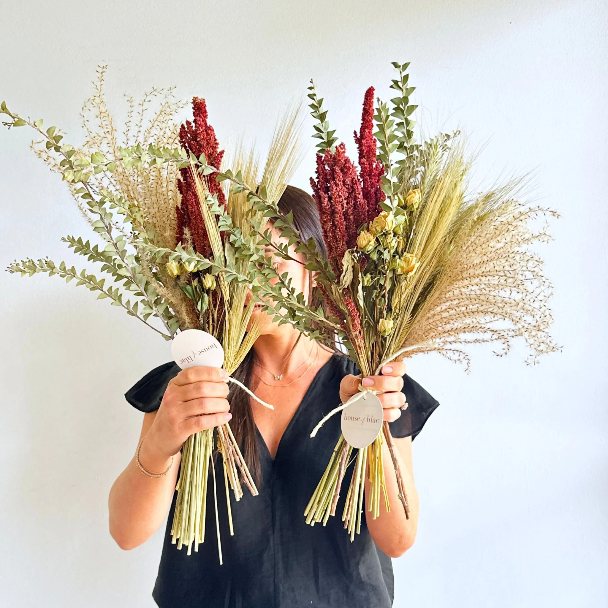 Dried Amaranth & Wheat Bouquet