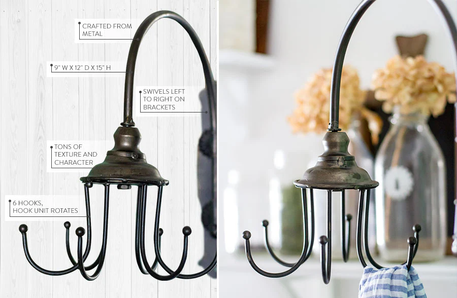 Swivel Wall Hook System