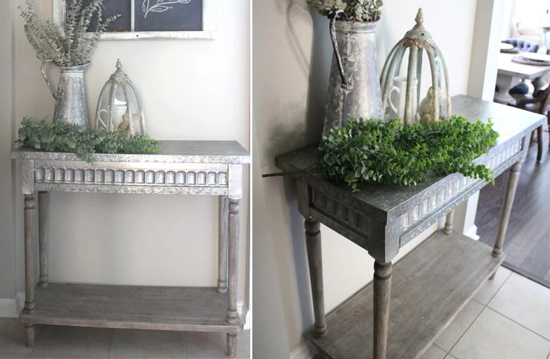 Fluted Console Table