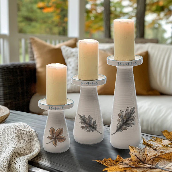 Homestead Candle Holders, Set of 3