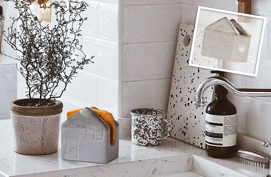 Glazed Handmade Pottery Sponge Holder