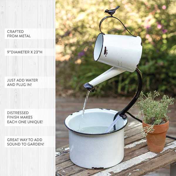 Watering Can Fountain