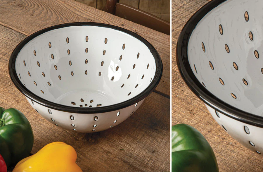 Enamel Colander