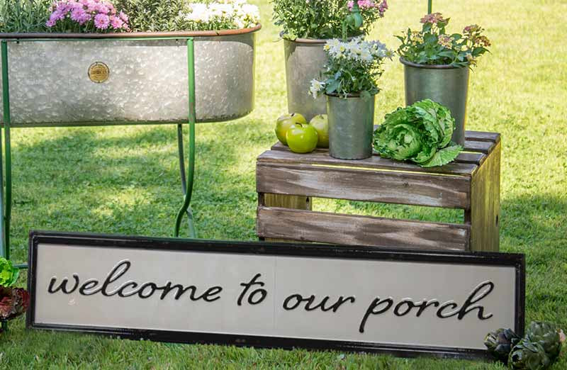 *HUGE* Our Porch Sign