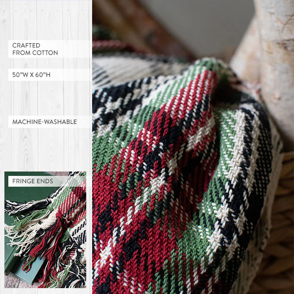 Plaid Throw Blanket