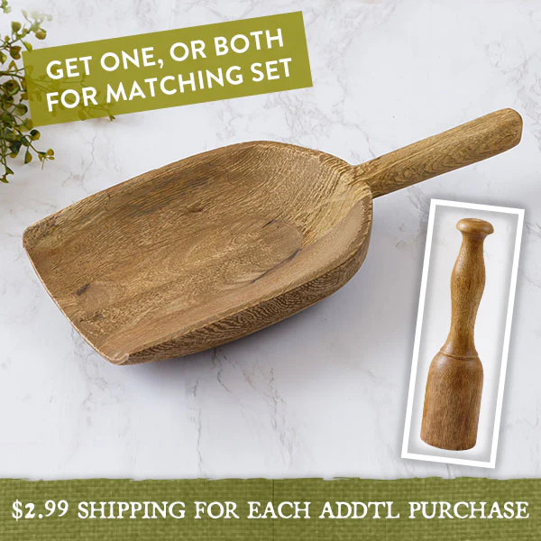 Vintage Hardwood Kitchen Tools, Pick Your Style