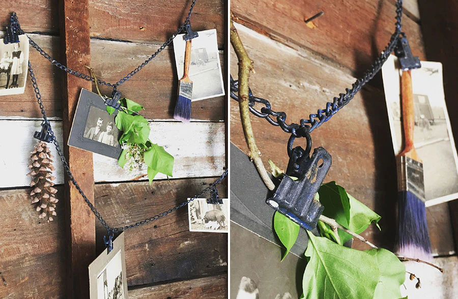 Heavy Chain Garland With Clips