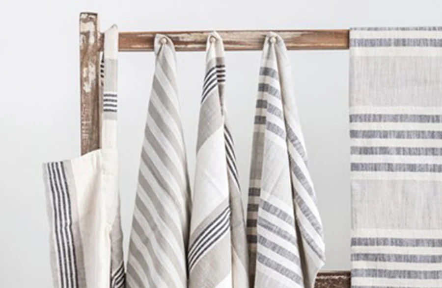 Striped Tea Towels, Set of 3