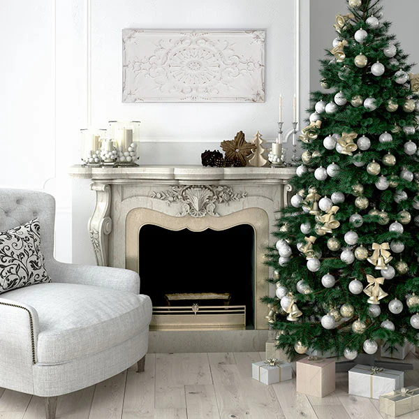 Distressed White Metal Wall Decor