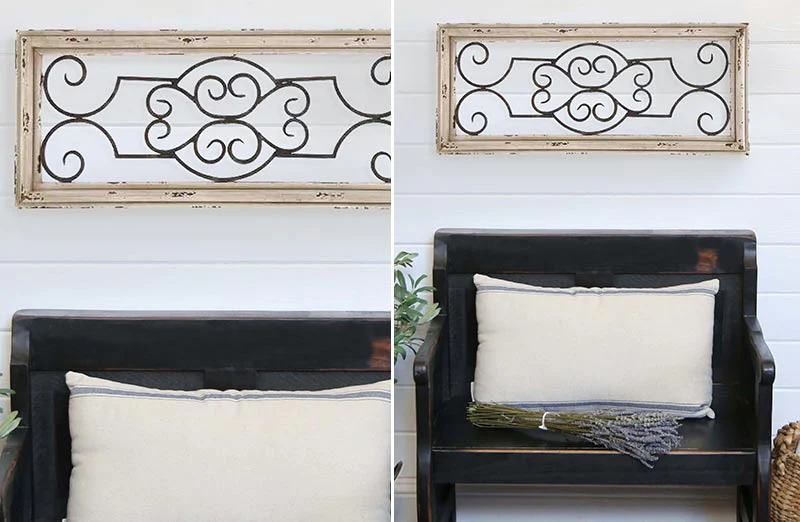 Iron Window Wall Panel