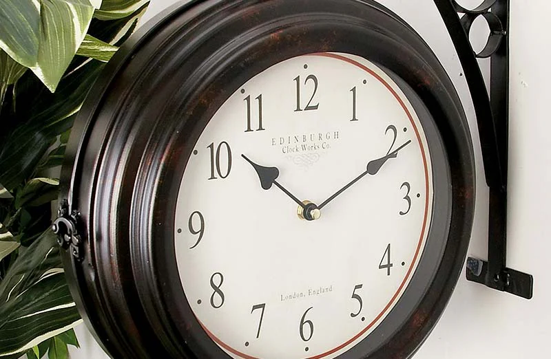 Hanging Train Station Clock