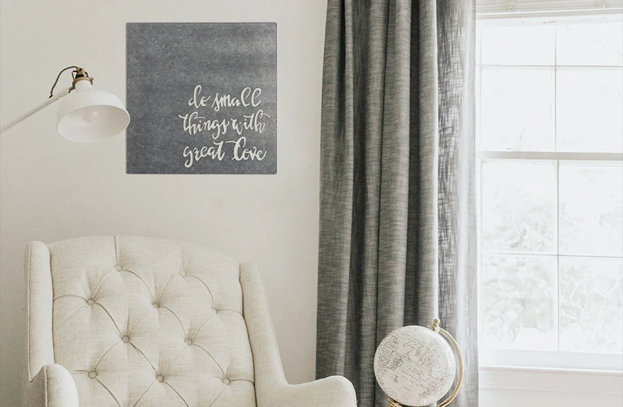 Great Love Metal Cutout Sign