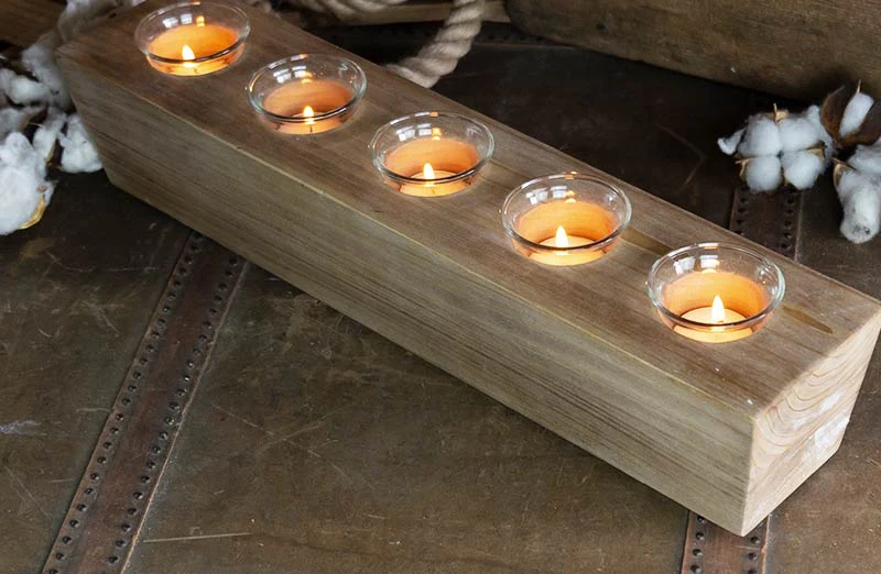 Distressed Sugar Mold Votive