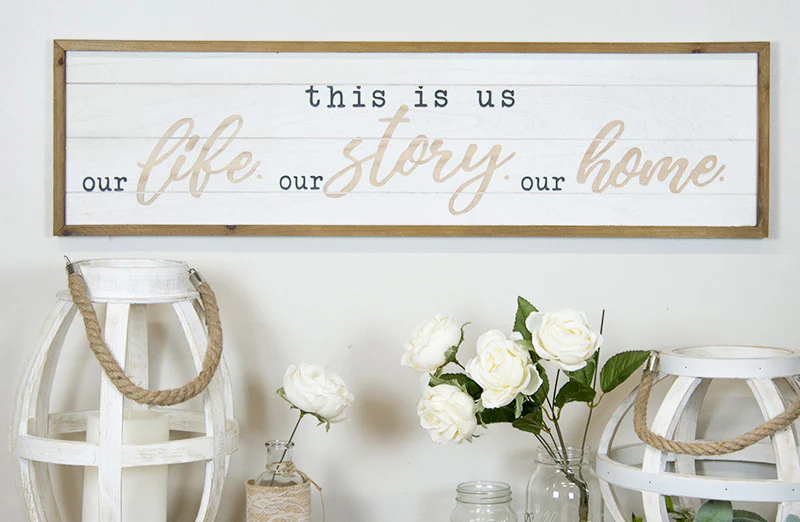 This Is Us Wooden Sign