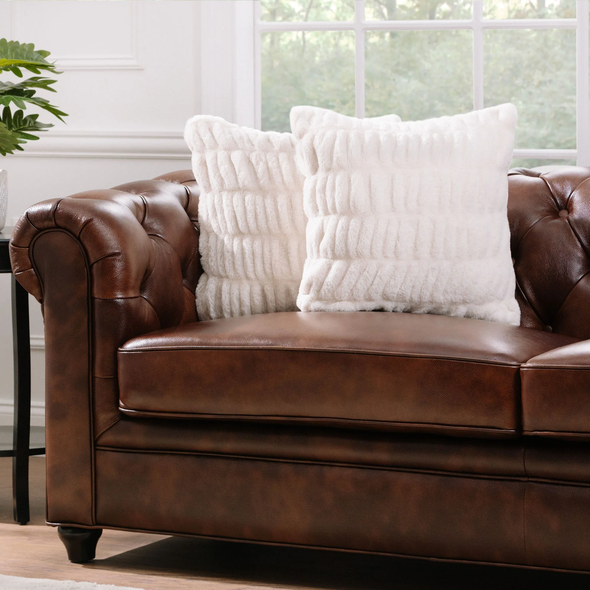 Ruched Throw Pillow Covers