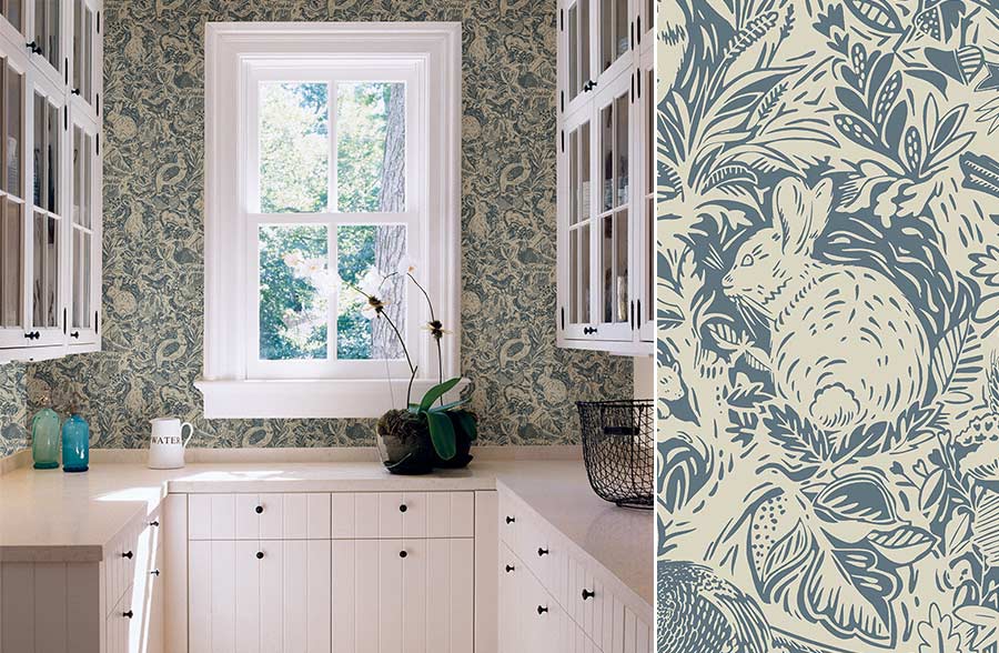 Farmhouse Meadow Wallpaper