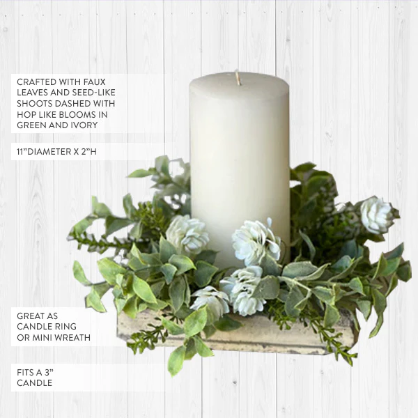 Candle Ring Wreath
