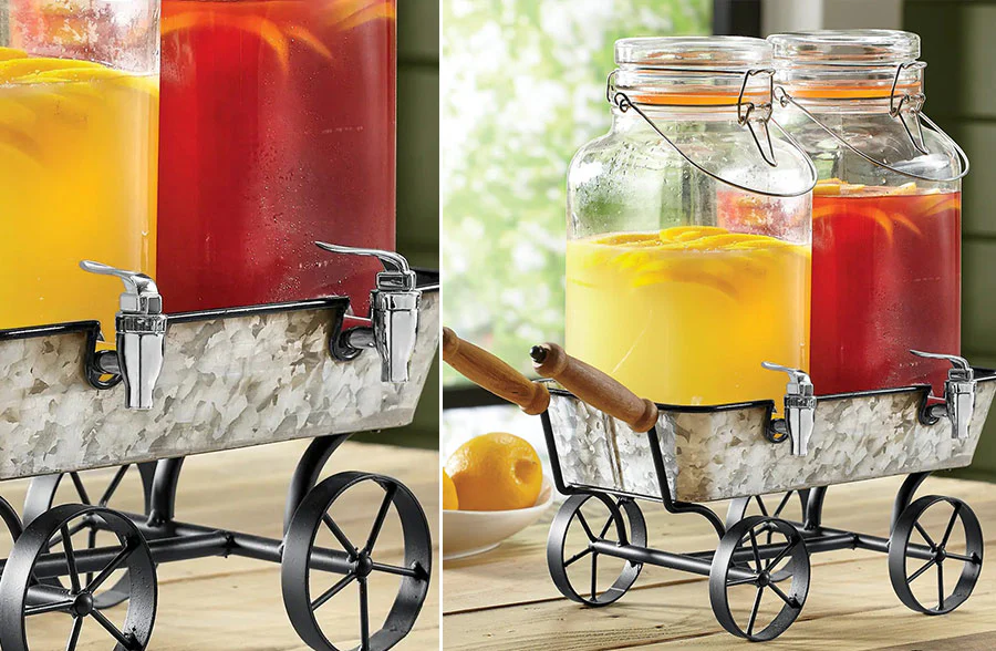 Wagon Drink Serving Station