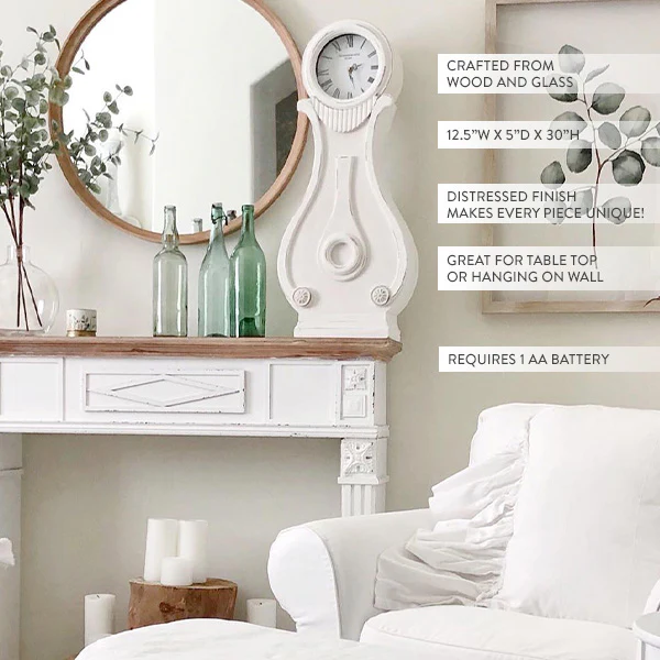 Tabletop Swedish Mora Clock