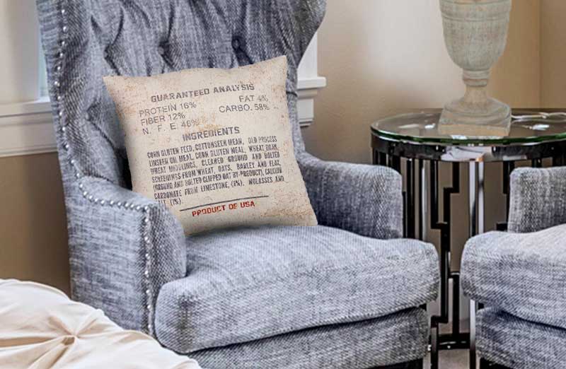 Honey Bee Dairy Farm Pillow