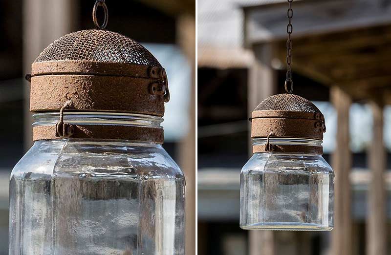 Hanging Lightening Bug Jar