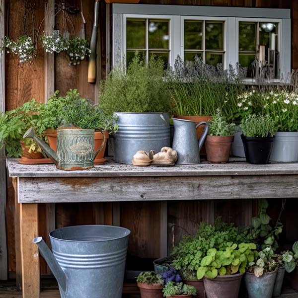 Vintage Inspired Watering Can