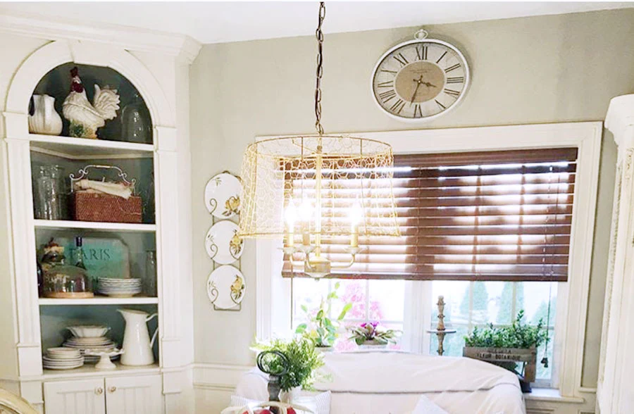 Distressed Oversized Pocket Watch Clock