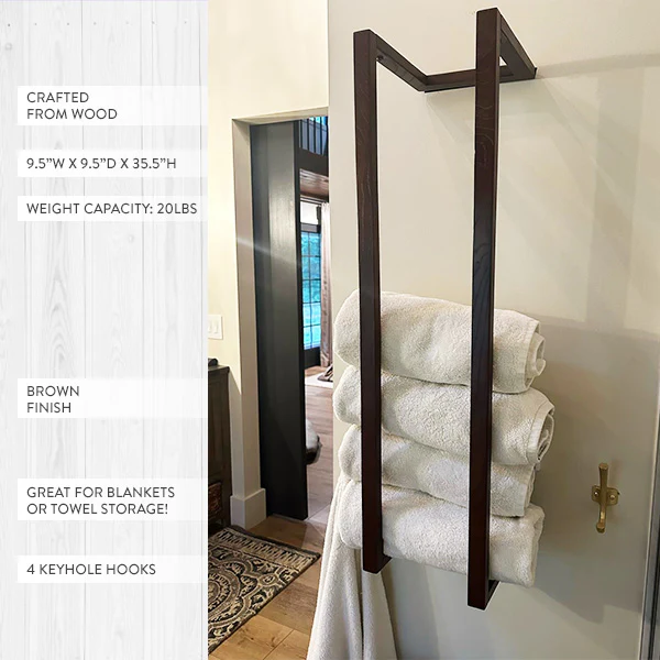 Refined Farmhouse Towel/Blanket Rack