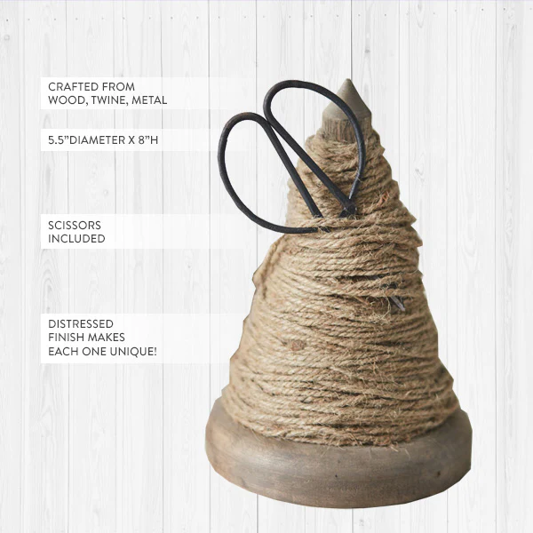 Twine Holder with Scissors