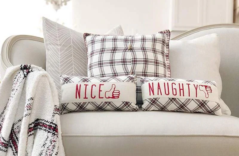 Naughty or Nice Pillow Set