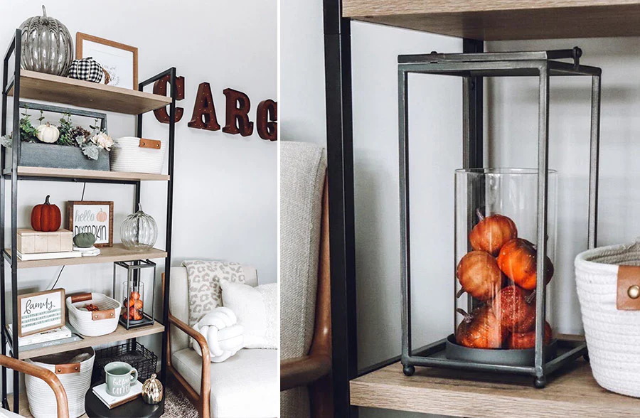 Iron Framed Lantern with Handle