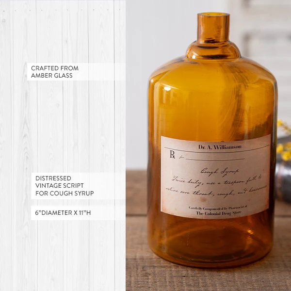 Antique-Inspired Apothecary Bottle